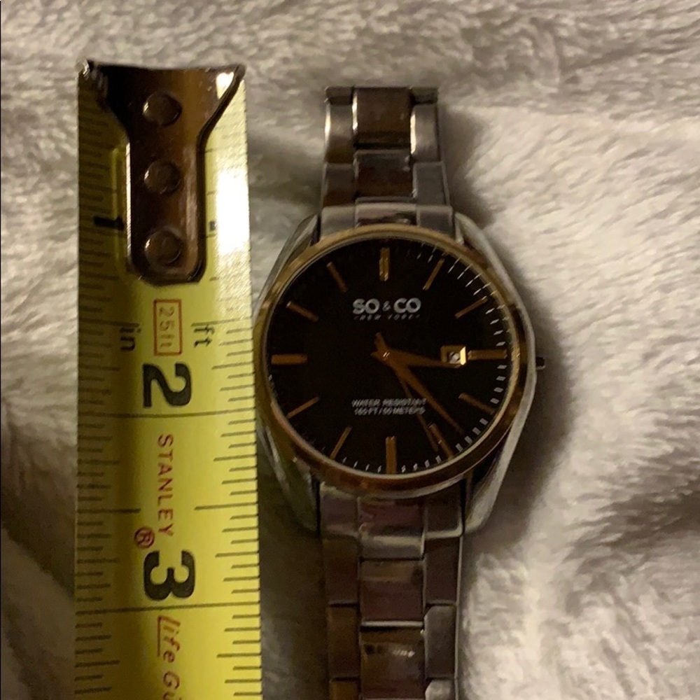 SO & CO New York Water Resistant Men’s Watch - Picture 6 of 9